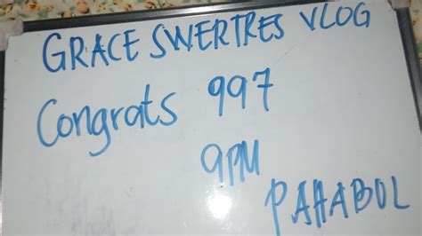 GRACE SWERTRES VLOG CONGRATS 997 TARGET.